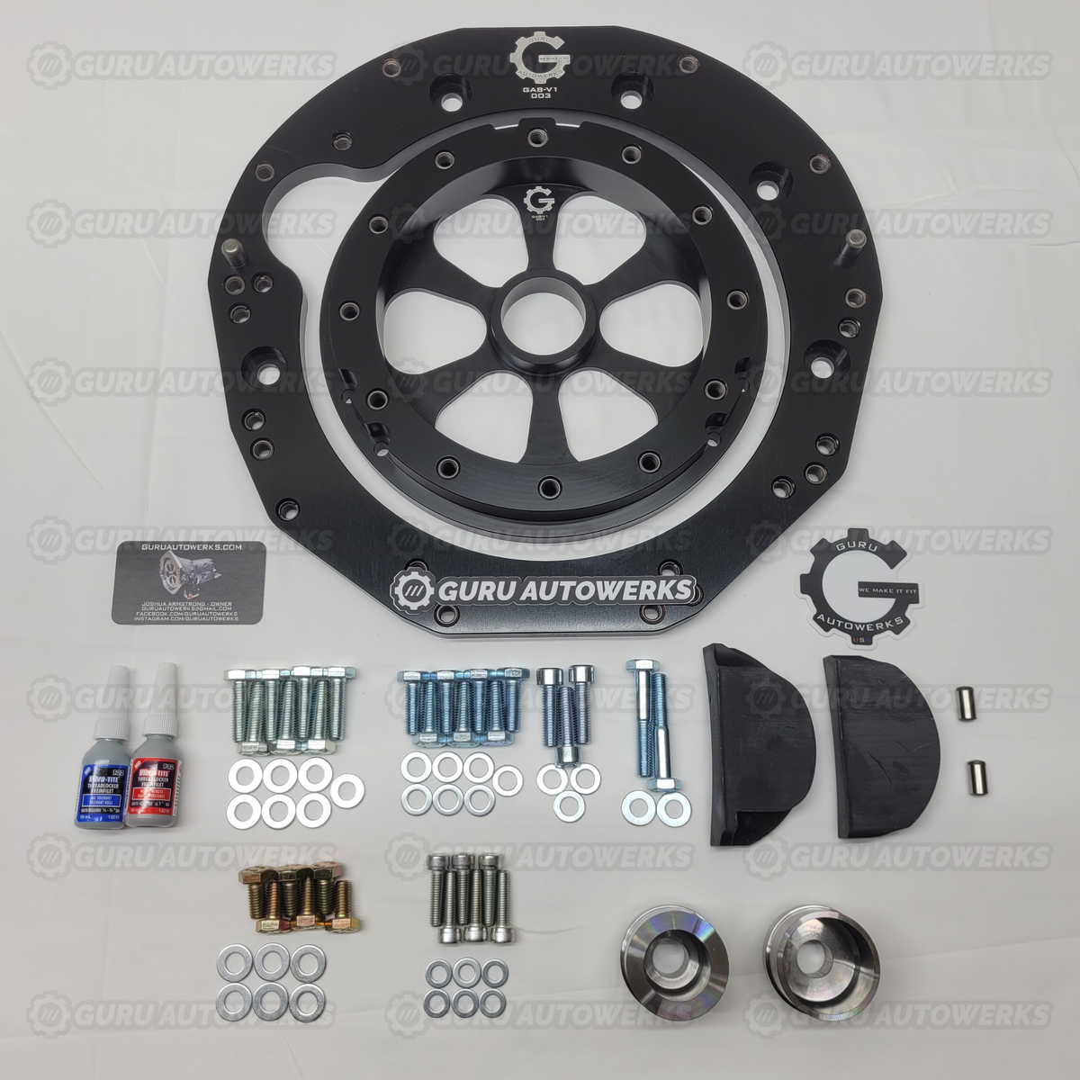 GA8-V1 Transmission Adapter Kit — Toyota 2JZ · 1JZ to Dodge 8HP70 · 75 · 90 · 95