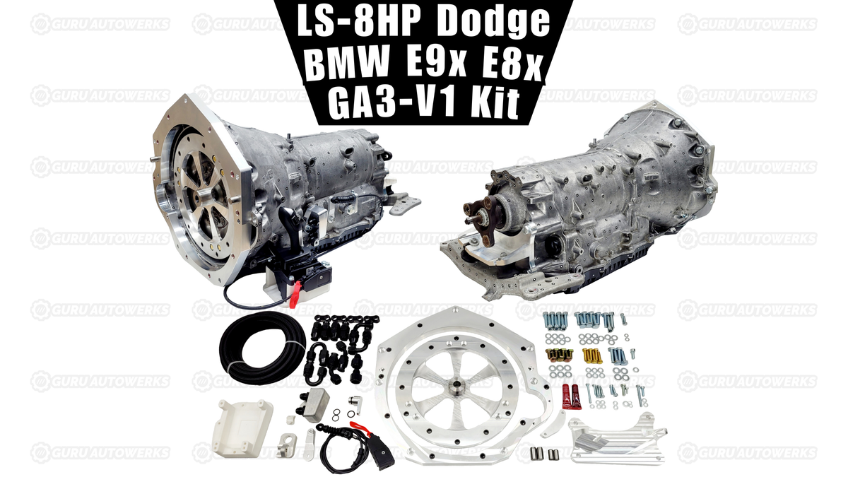 GA3-V3 Transmission Adapter Kit — GM LS · LT · SBC · BBC · BOP to Dodge 8HP70 · 75 · 90 · 95